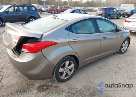 2013 Hyundai Elantra Gls from USA, damaged, VIN 5NPDH4AE8DH293201